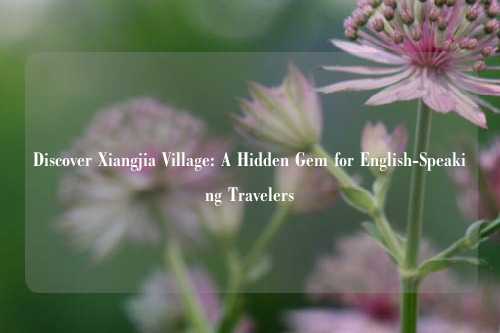 Discover Xiangjia Village: A Hidden Gem for English-Speaking Travelers